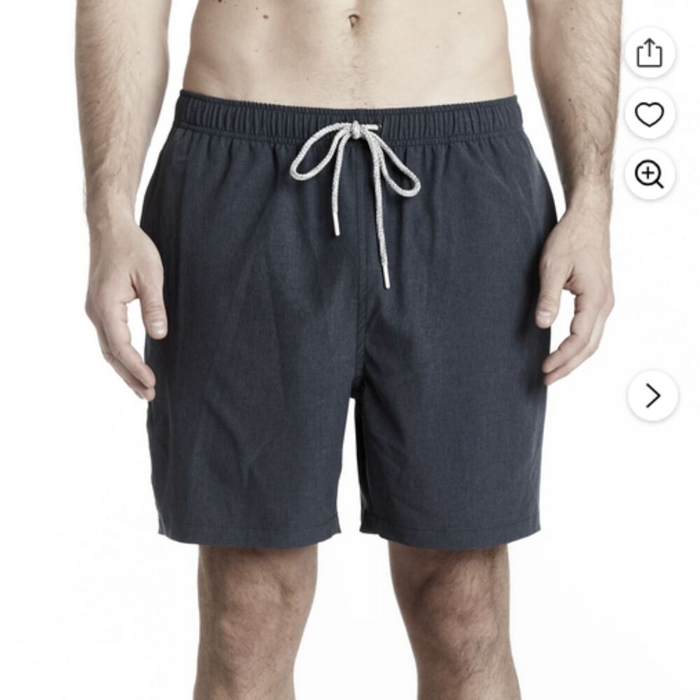 RFT Rainforest Men's Mesh Lined Solid Swim Trunk